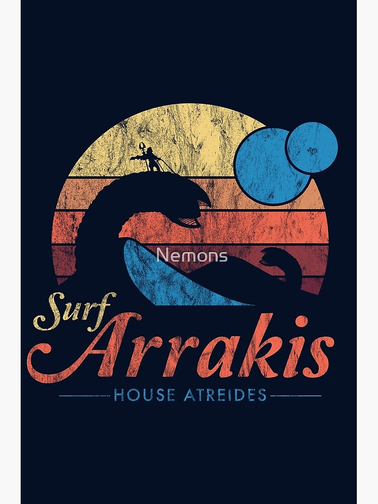 Visit Arrakis - Vintage Distressed Surf - Dune - Sci Fi by Nemons