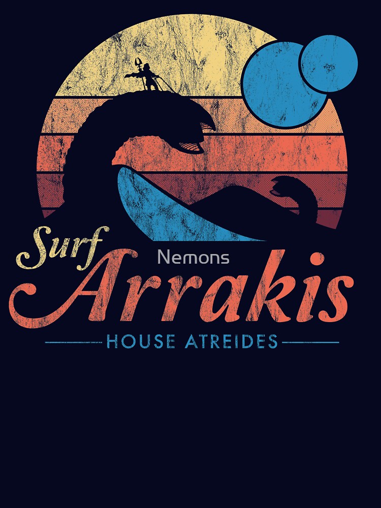 Arrakis - Vintage Distressed Surf - Dune - Sci Fi T-Shirt Arrakis - Vintage Distressed Surf - Dune - Sci Fi T-Shirt