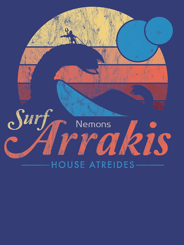 Thumbnail 3 of 3, Tank Top, Visit Arrakis - Vintage Distressed Surf - Dune - Sci Fi designed and sold by Nemons.