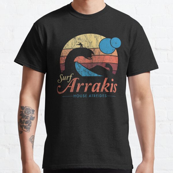 Visit Arrakis - Vintage Distressed Surf - Dune - Sci Fi Classic T-Shirt
