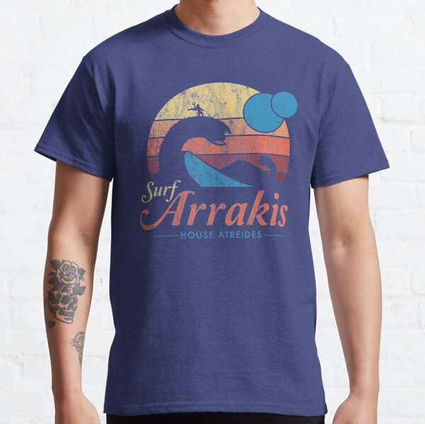 Visit Arrakis - Vintage Distressed Surf - Dune - Sci Fi Classic T-Shirt