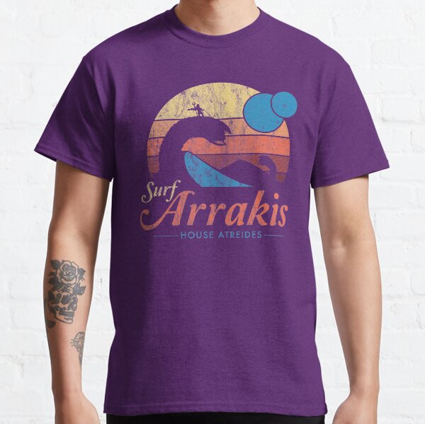 Visit Arrakis - Vintage Distressed Surf - Dune - Sci Fi Classic T-Shirt