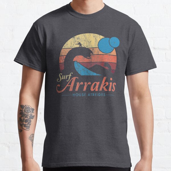 Visit Arrakis - Vintage Distressed Surf - Dune - Sci Fi Classic T-Shirt