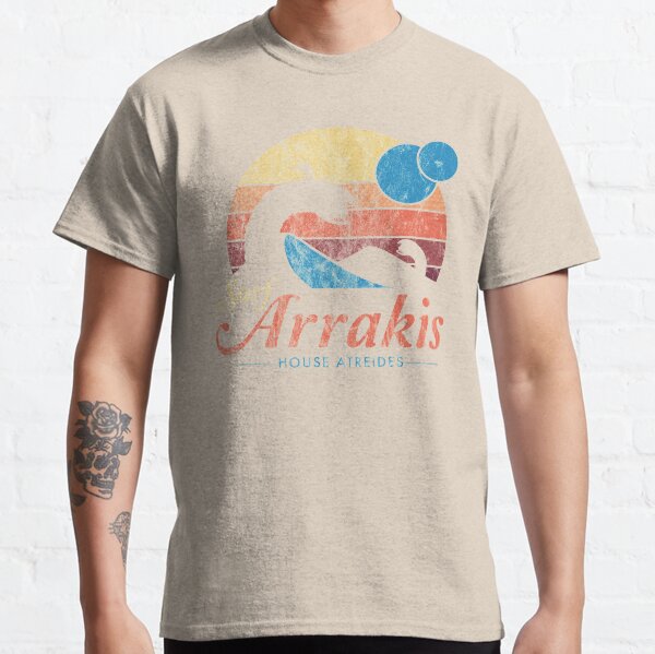Visit Arrakis - Vintage Distressed Surf - Dune - Sci Fi Classic T-Shirt