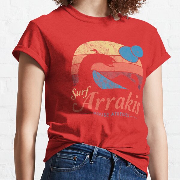 Visit Arrakis - Vintage Distressed Surf - Dune - Sci Fi Classic T-Shirt