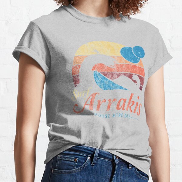 Visit Arrakis - Vintage Distressed Surf - Dune - Sci Fi Classic T-Shirt