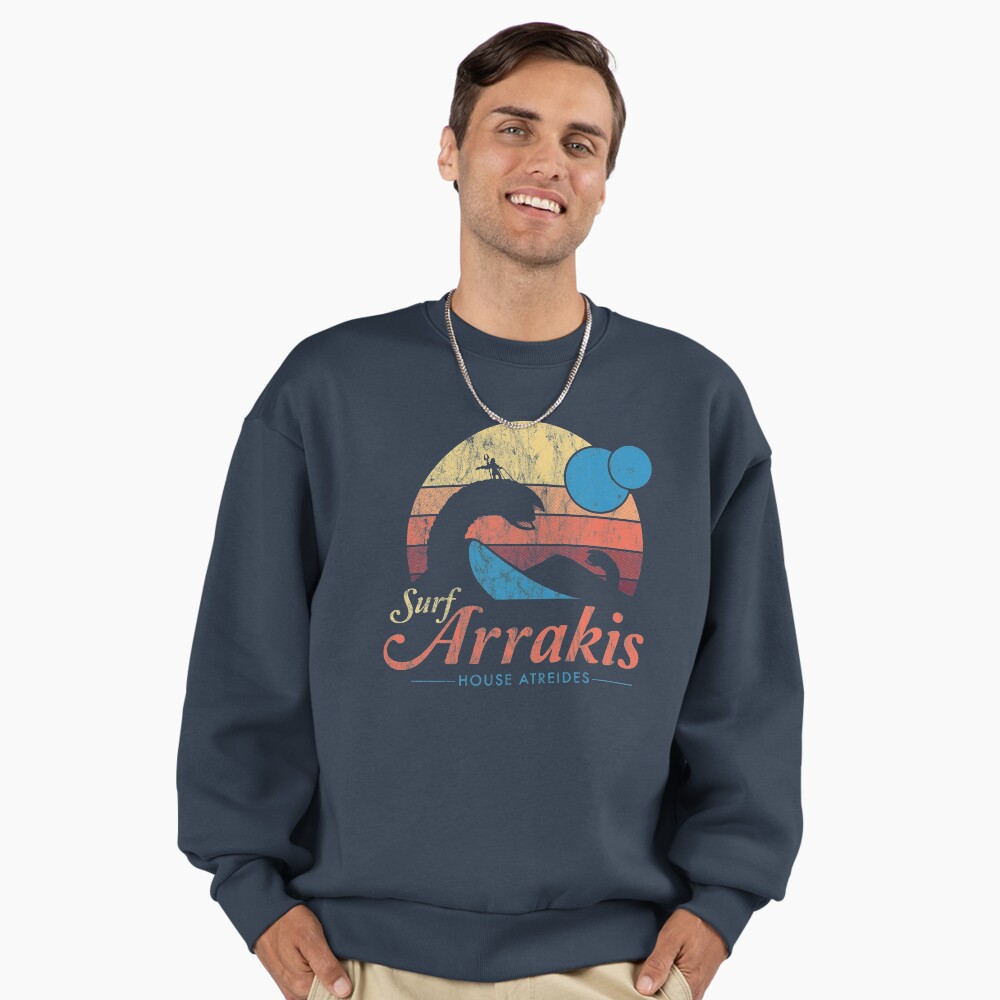 Visit Arrakis - Vintage Distressed Surf - Dune - Sci Fi | Classic T-Shirt