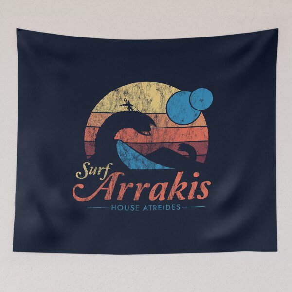 Item preview, Visit Arrakis - Vintage Distressed Surf - Dune - Sci Fi designed and sold by Nemons.