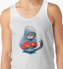 Boxende Katze Tank Top