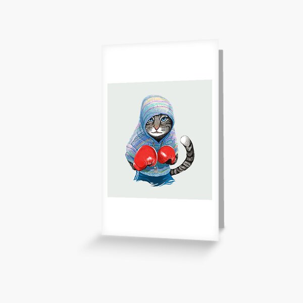 Item preview, Boxing cat designed and sold by tummeow.