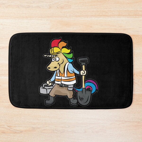 Item preview, UNICORN CONSTRUCTION WORKER designed and sold by Moonpie90.