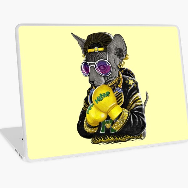 Boxing cat 3 Laptop Skin