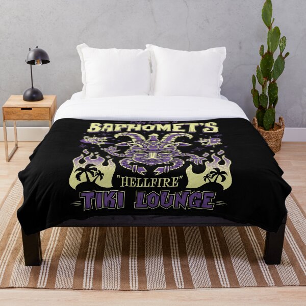 Item preview, Baphomet - Hellfire Tiki Lounge - Occult - Surfing designed and sold by Nemons.
