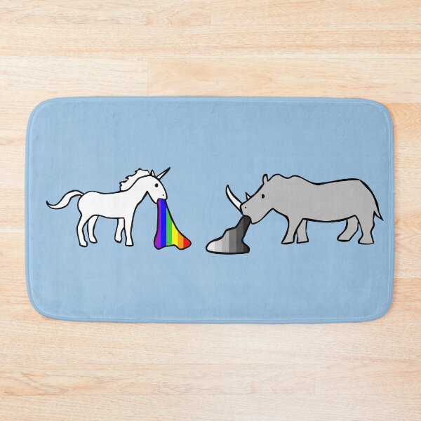 Artikelvorschau, Einhörner erbrechen Regenbogen, Rhinos Vomit Greyscale entworfen und verkauft von jezkemp.