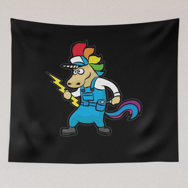 Item preview, UNICORN ELECTRICIAN Electricity Lineman Wire designed and sold by Moonpie90.