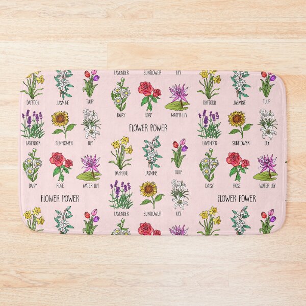 Item preview, Botanical Flower Chart  designed and sold by SuperrSunday.
