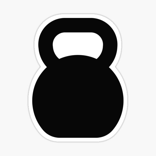 Item preview, Kettlebell Exercise and Fitness, Sticker Look designed and sold by jazmssa.