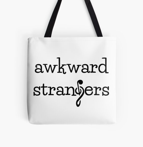 Logo - Black on white All Over Print Tote Bag