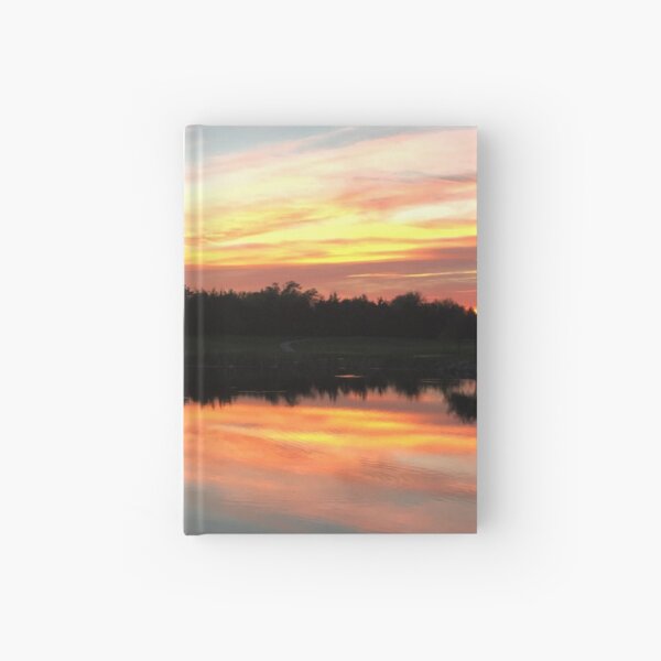 Sunset on the Course Hardcover Journal