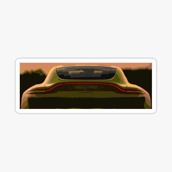 Aston Martin Vantage Glossy Sticker