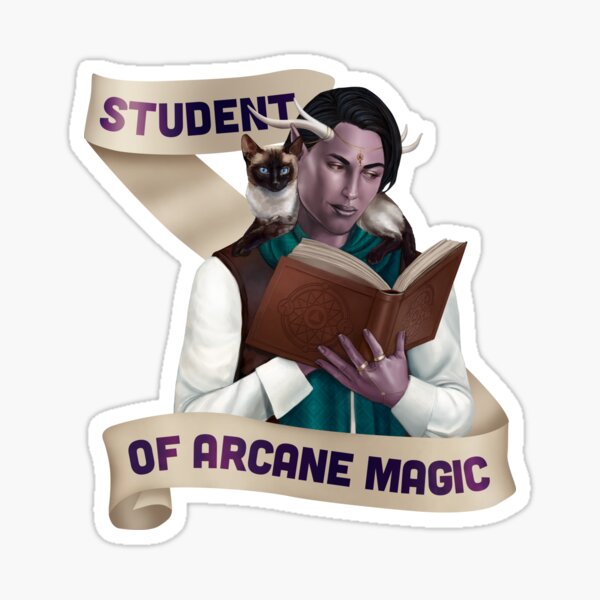 Wizard: Student of Arcane Magic Sticker