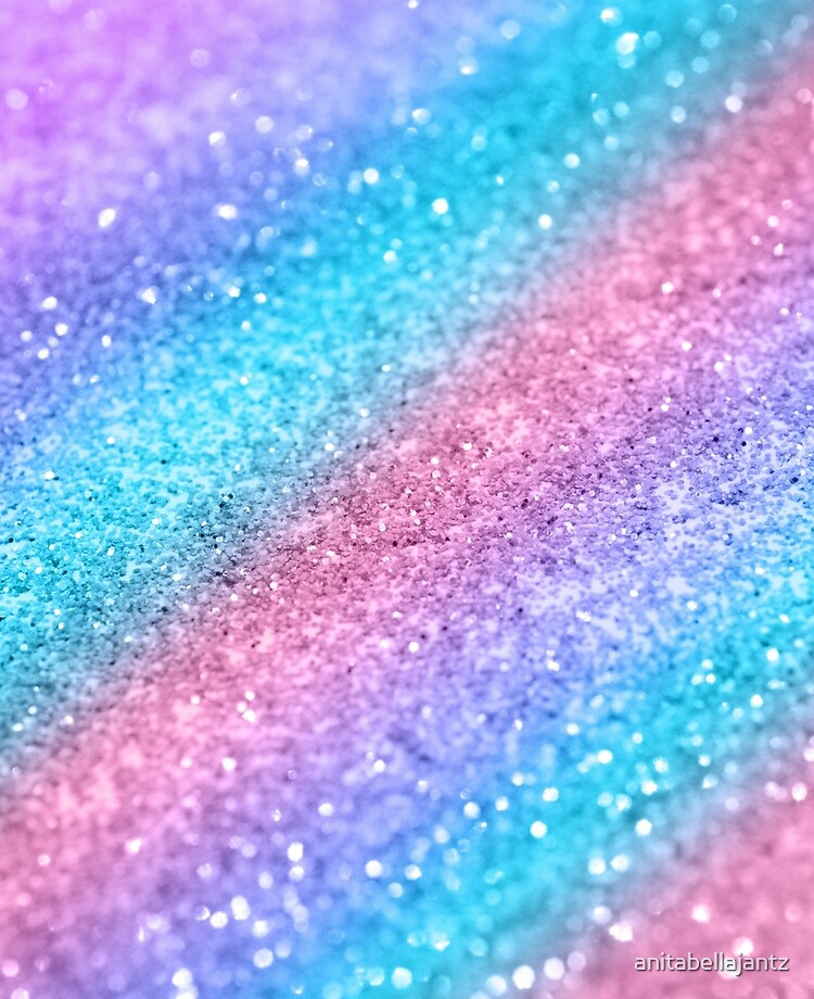 FAUX GLITTER RAINBOW VINYL