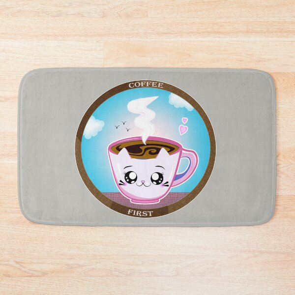 Item preview, kawaii cat cup | coffee first designed and sold by AliensRich.