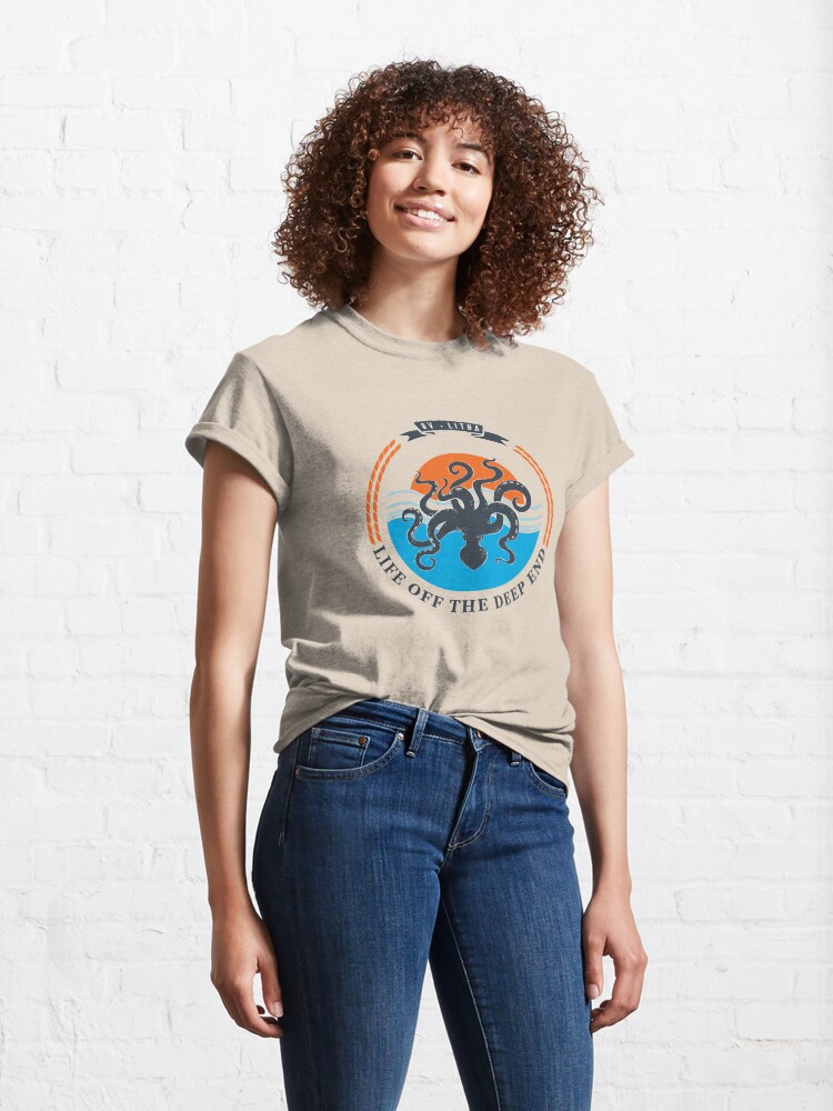 Alternate view of Life off the deep end Classic T-Shirt