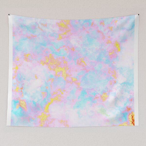 Item preview, Beautiful Unicorn Marble Pattern in Pink, blue and Yellow designed and sold by Dominiquevari.