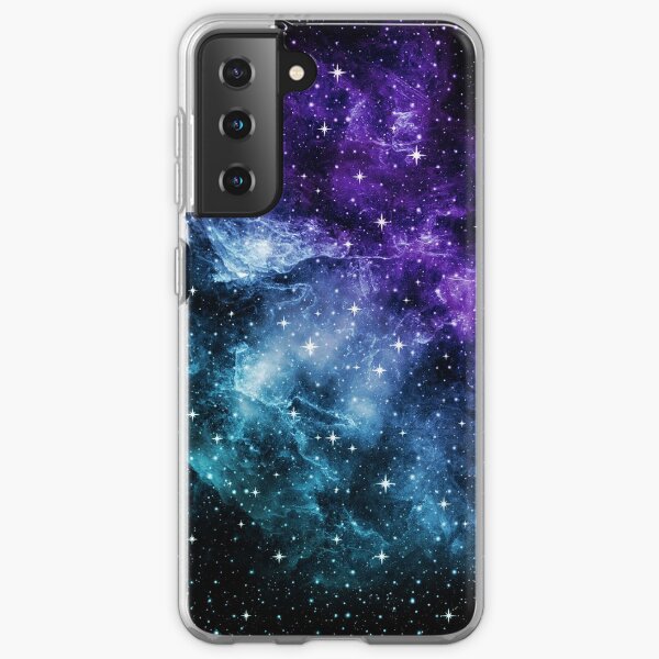 Purple Teal Galaxy Nebula Dream #1 #decor #art Samsung Galaxy Soft Case