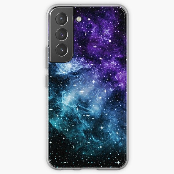 Purple Teal Galaxy Nebula Dream #1 #decor #art  Samsung Galaxy Soft Case