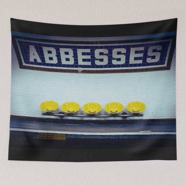 Item preview, Paris Metro Line Stop - Abbesses designed and sold by LJPhotographyuk.