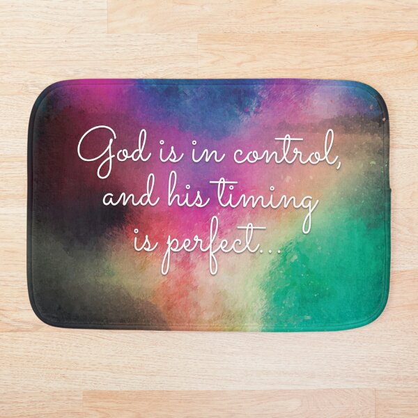 Item preview, God is in Control and His Timing is Perfect designed and sold by StudioCitrine.