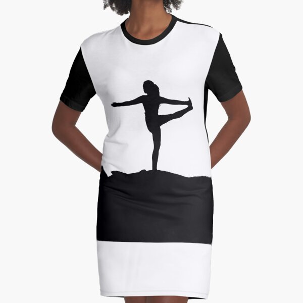 yoga women Graphic T-Shirt Dress