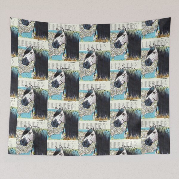 Item preview, Andalusian Horse on Map designed and sold by Elizabeth Staley.