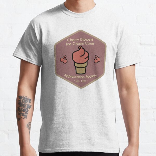 Cherry Ice Cream Cone Appreciation Society Classic T-Shirt