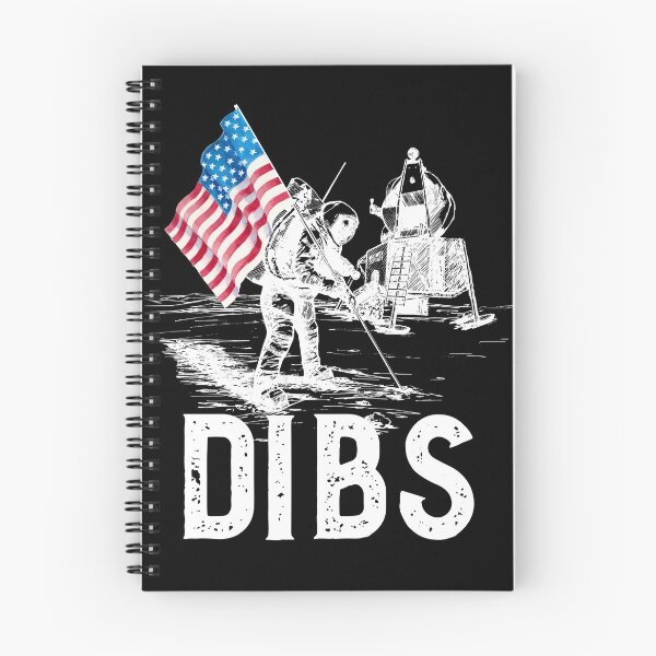 Item preview, Dibs on the moon 50th moon landing Anniversary designed and sold by PincGeneral.