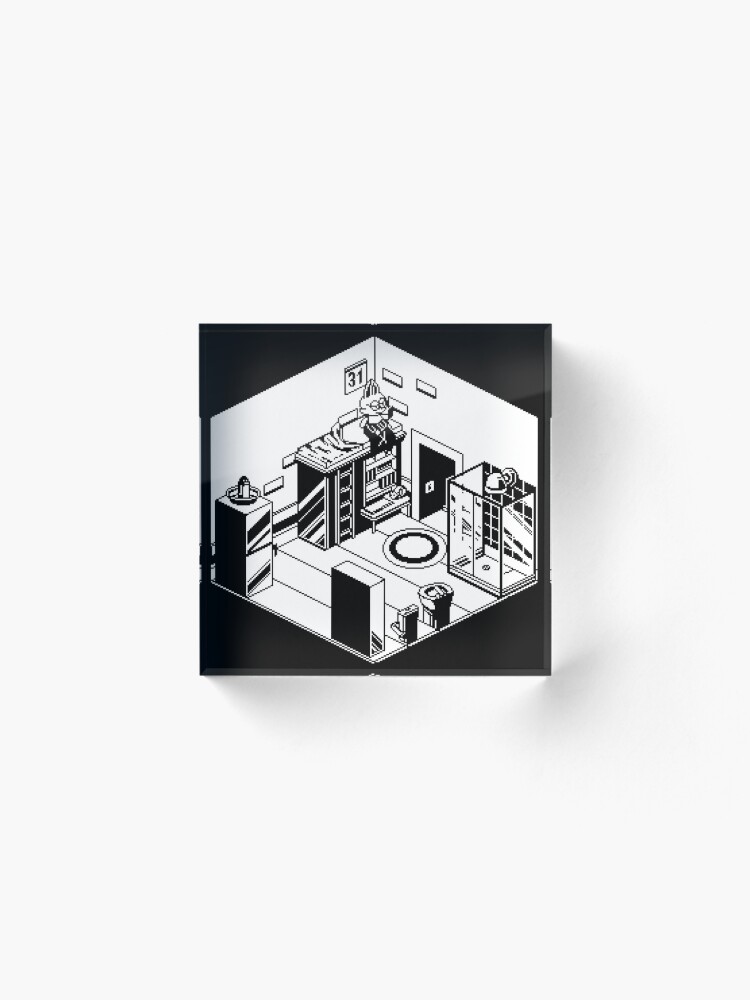 Alternate view of 1bit home Acrylic Block