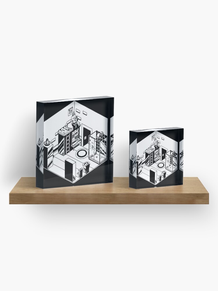 Alternate view of 1bit home Acrylic Block