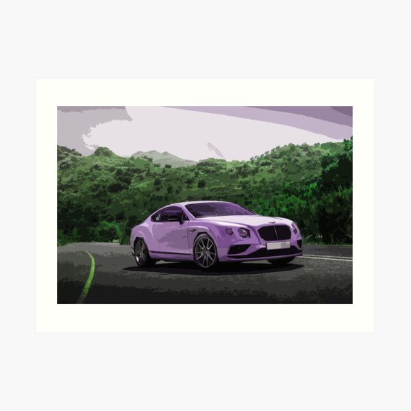 Bentley Continental GT Art Print