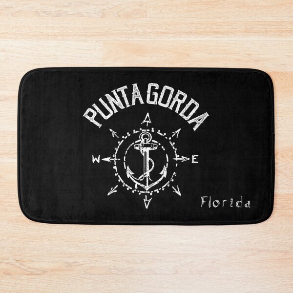 Artikelvorschau, Punta Gorda Florida, Seekompassrose, Windrose, Segelsegelboot-Anker-Andenken entworfen und verkauft von ArtByBollwitt.
