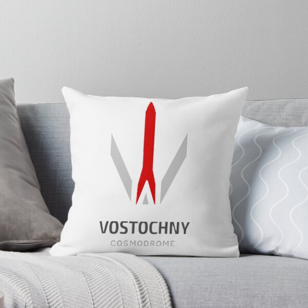Item preview, Vostochny Cosmodrome White Logo designed and sold by Nikki SpaceStuffPlus.