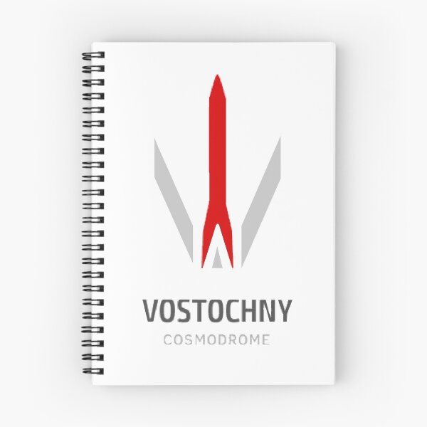 Item preview, Vostochny Cosmodrome White Logo designed and sold by Nikki SpaceStuffPlus.