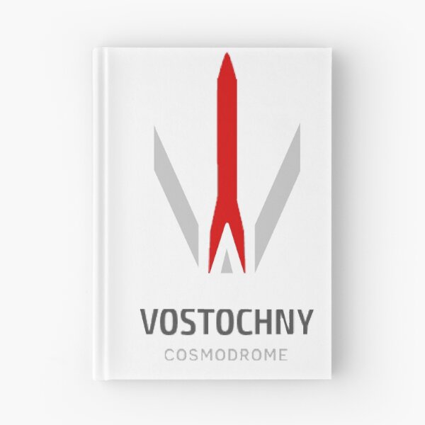 Item preview, Vostochny Cosmodrome White Logo designed and sold by Nikki SpaceStuffPlus.