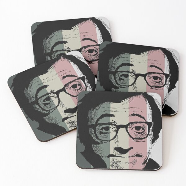 Item preview, Wody Allen in stripy background! designed and sold by burrotees.