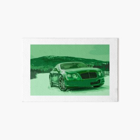 Bentley Continental GT Art Board Print