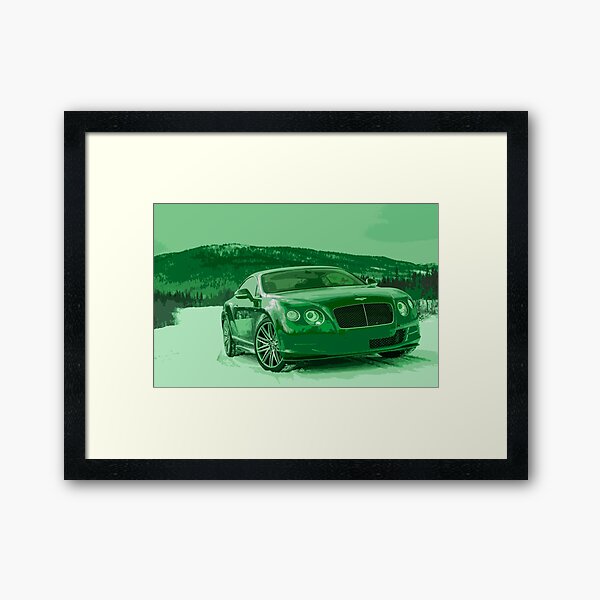 Bentley Continental GT Framed Art Print