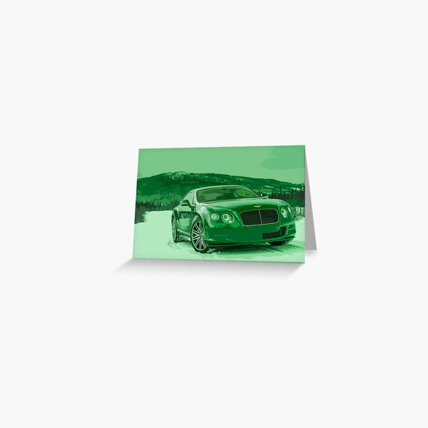 Bentley Continental GT Greeting Card
