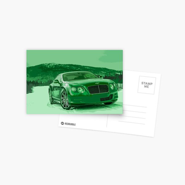 Bentley Continental GT Postcard