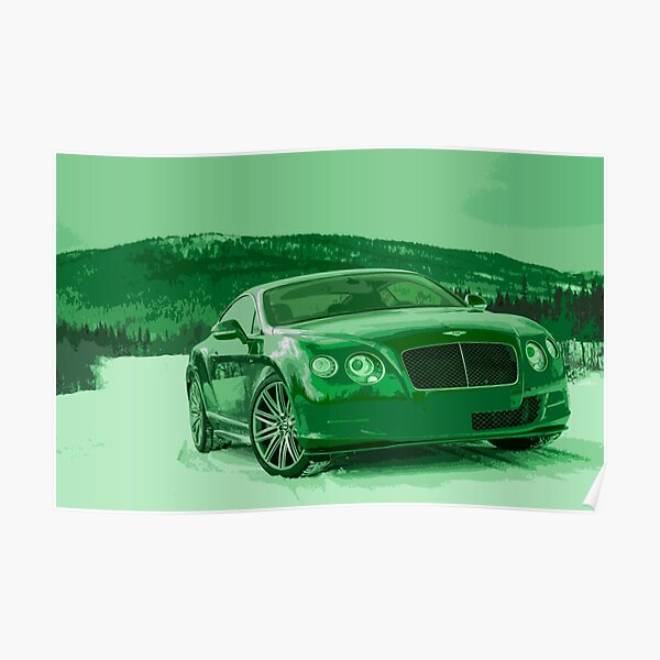 Bentley Continental GT Poster